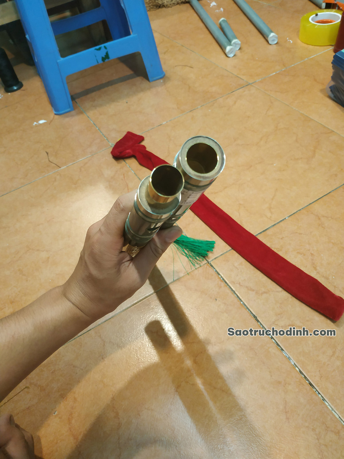 Sáo Dizi Xanh Ngọc SDZX-01 10 Sáo Dizi Xanh Ngọc SDZX-01 Sáo Trúc Họ Đinh