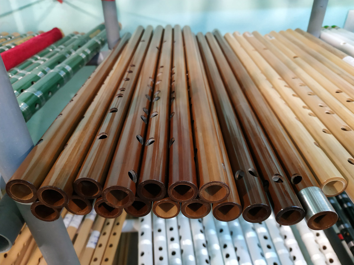 Sáo Nứa Hun Khói SNHK-01 16 Sáo Nứa Hun Khói SNHK-01 - Sáo Trúc Họ Đinh
