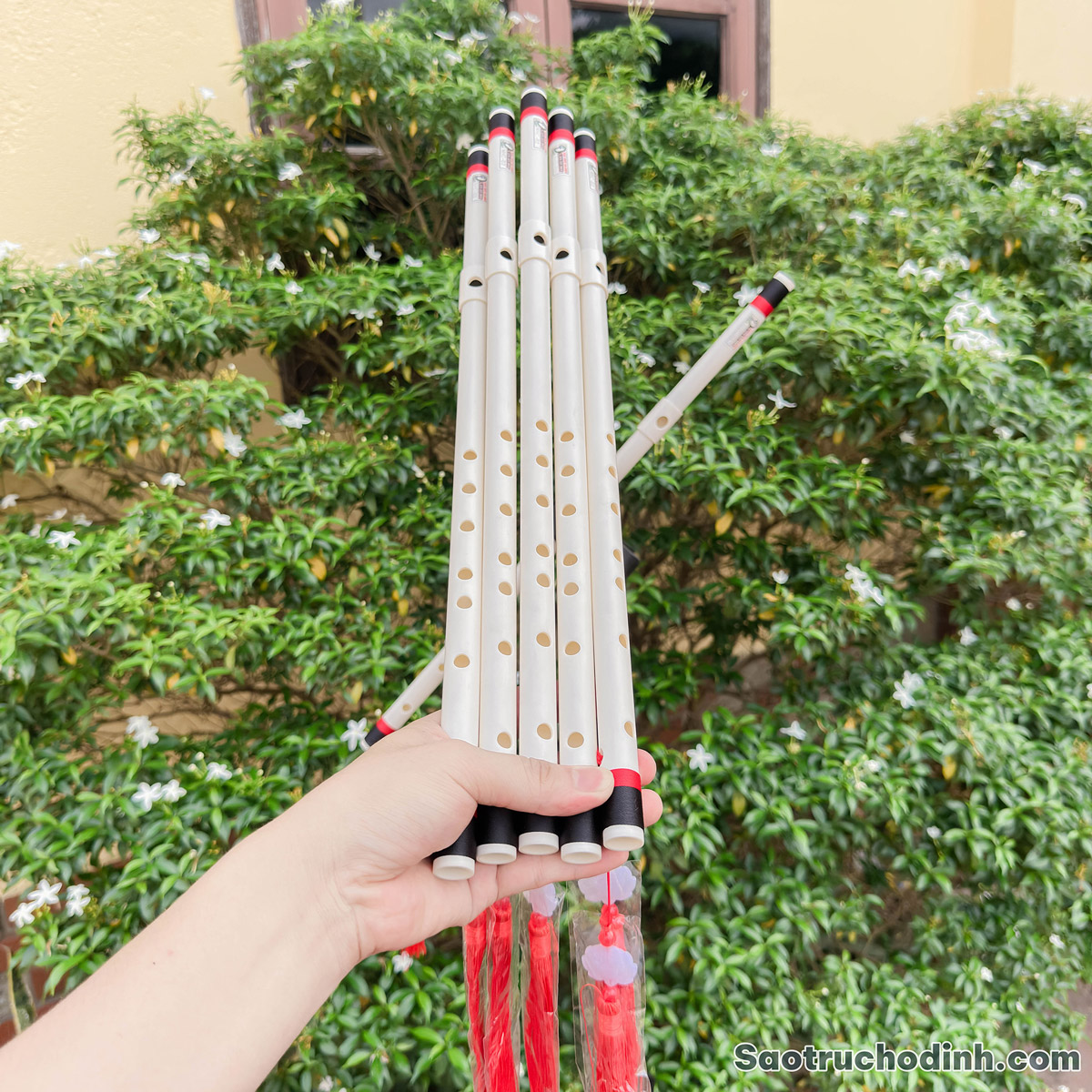 Sáo Nhựa Chuẩn Âm NHC-02 19 Sáo Nhựa Chuẩn Âm NHC-02 Cho Người Mới - Sáo Trúc Họ Đinh