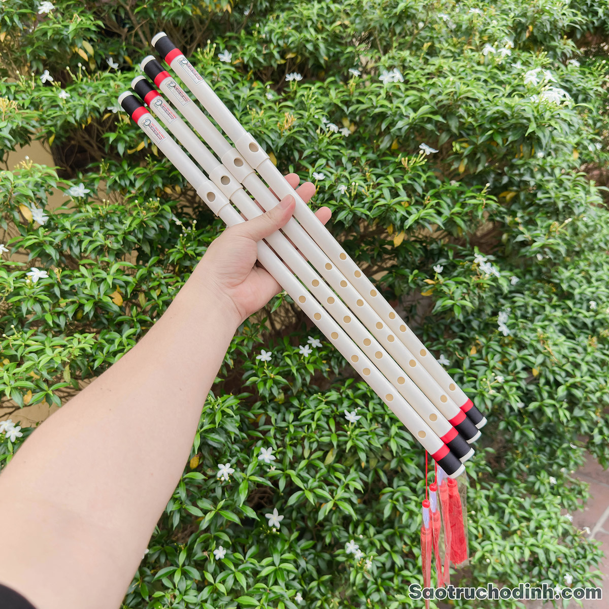 Sáo Nhựa Chuẩn Âm NHC-02 12 Sáo Nhựa Chuẩn Âm NHC-02 Cho Người Mới - Sáo Trúc Họ Đinh
