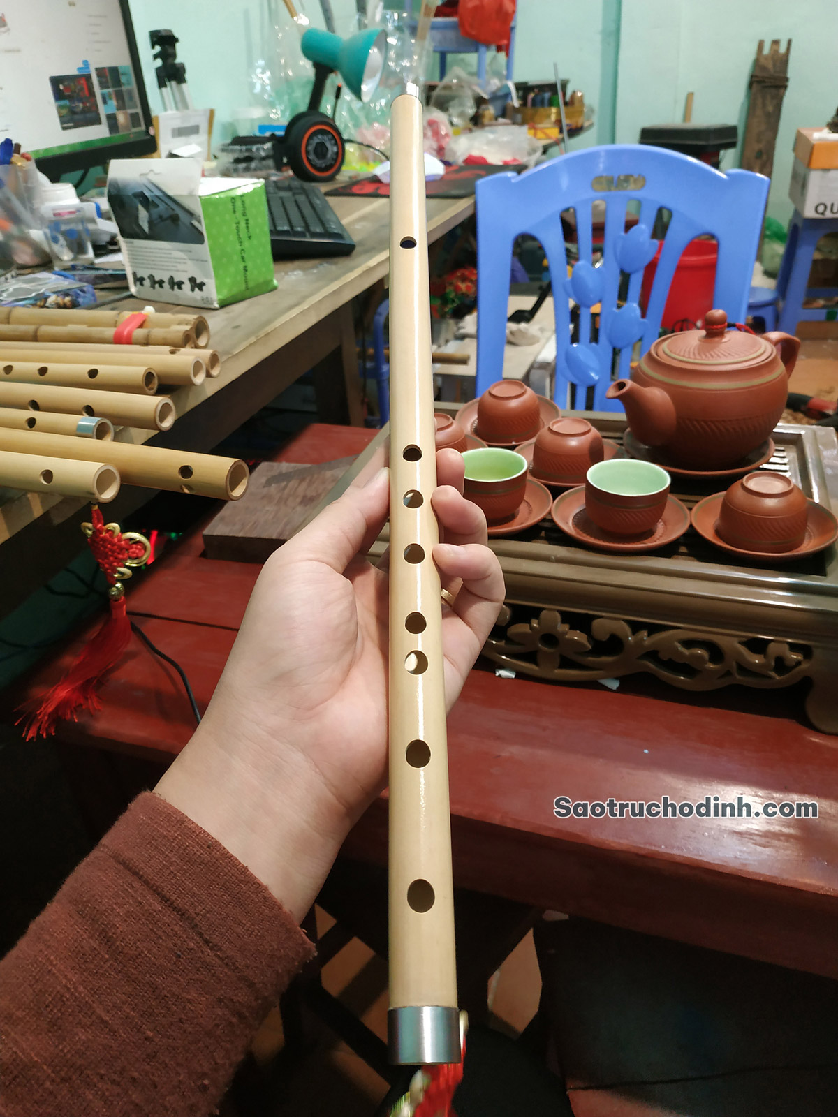 Sáo Trúc Thờ Phượng STP-02 Nứa Nam 11 Sáo Trúc Thờ Phượng STP-02 - Sáo Trúc Họ Đinh