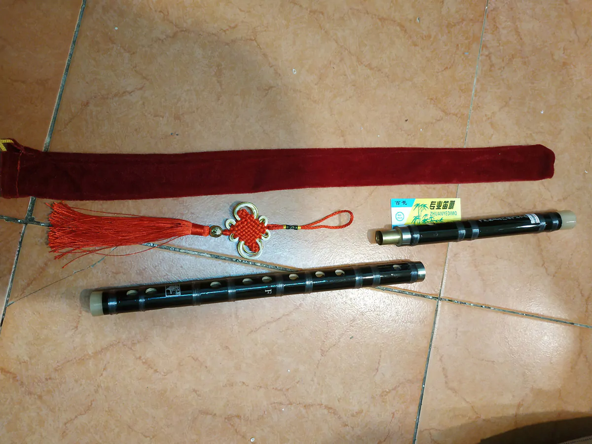 Sáo Dizi Đen Hắc Mã SDZD-01 11 Sáo Dizi Đen Hắc Mã SDZD-01 Sáo Trúc Họ Đinh
