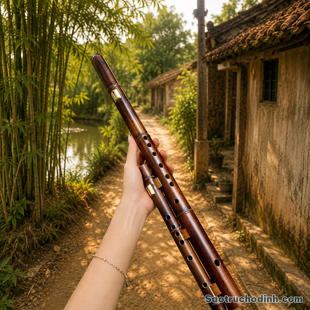 Sáo Mèo Kép Trúc Hun SMK-04 5 Sáo Mèo Kép Trúc Hun SMK-04 Sáo Trúc Họ Đinh