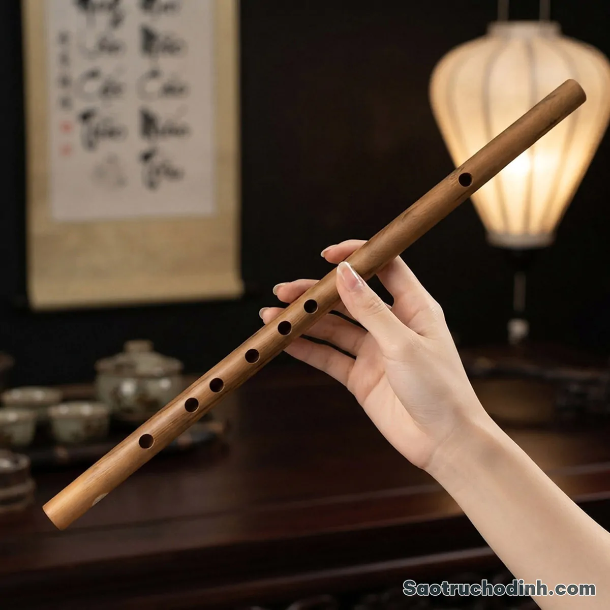 Sáo Nứa Bắc Cao Cấp SNB-03 7 Sáo Nứa Bắc SNB-03 Cao Cấp - Sáo Trúc Họ Đinh