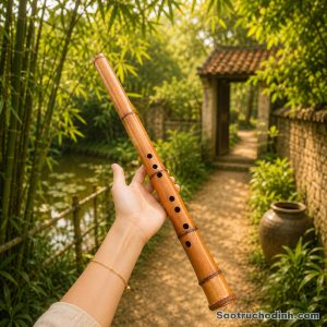 Động Tiêu Mini DTM-01 Sáo Trúc Họ Đinh