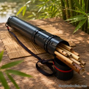 Hộp Đựng Sáo - Sáo Trúc Họ Đinh