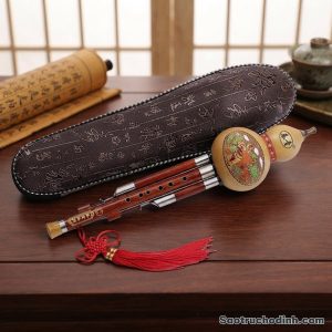 Sáo Bầu Thân Gỗ SBG-01 - Sáo Trúc Họ Đinh
