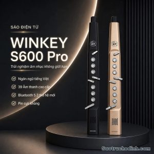 Sáo Điện Tử Winkey S600 Pro - Sáo Trúc Họ Đinh