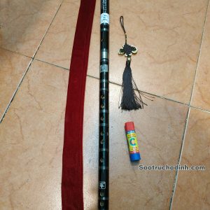 Sáo Dizi Đen Hắc Mã SDZD-01 2 Sáo Dizi Đen Hắc Mã SDZD-01 Sáo Trúc Họ Đinh