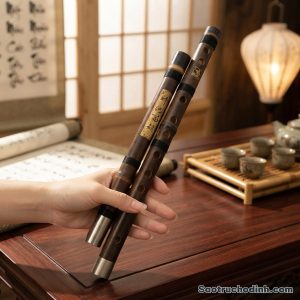 Sáo Dizi Trúc Tím Khớp Kép SDZTK-01 Sáo Trúc Họ Đinh