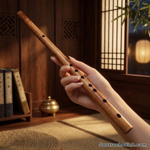 Sáo Gỗ Gương SGH-01 - Sáo Trúc Họ Đinh