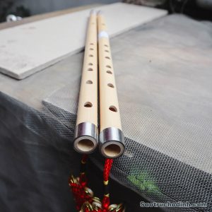 Sáo Nứa Nam Bọc Inox SNC-03 - Sáo Trúc Họ Đinh