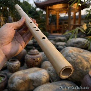 Sáo Fa Trầm SNC-01F (F4) 2 Sáo Nứa Tone Fa Trầm SNC-01F (F4) - Sáo Trúc Họ Đinh
