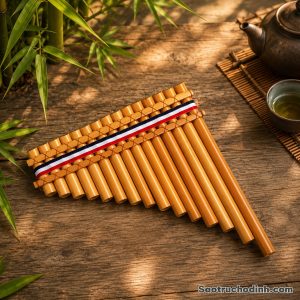 Sáo Quạt (Panflute) 1 Sáo Quạt Fanflute - Sáo Trúc Họ Đinh