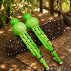 Sáo Bầu Xanh Ngọc SBX-01 Sáo Trúc Họ Đinh