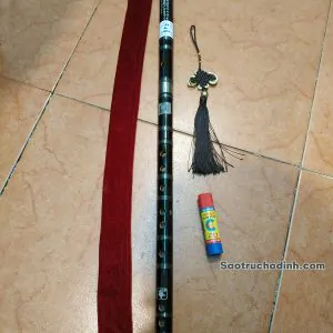 Sáo Dizi Đen Hắc Mã SDZD-01 2 Sáo Dizi Đen Hắc Mã SDZD-01 Sáo Trúc Họ Đinh