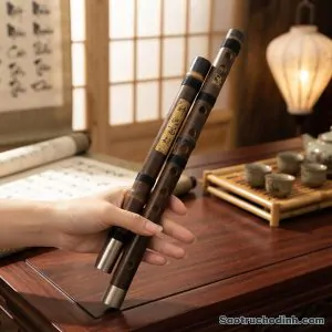 Sáo Dizi Trúc Tím Khớp Kép SDZTK-01 Sáo Trúc Họ Đinh