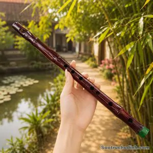 Sáo Dọc Gỗ SDG-01 Sáo Trúc Họ Đinh
