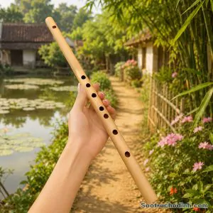 Sáo Dọc Nứa Bắc SDNB-01 Sáo Trúc Họ Đinh