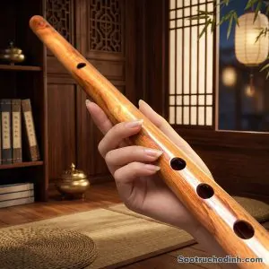 Sáo Gỗ Gương SGH-01 - Sáo Trúc Họ Đinh