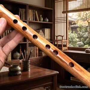 Sáo Gỗ Hương SGH-01 2 Sáo Gỗ Gương SGH-01 - Sáo Trúc Họ Đinh