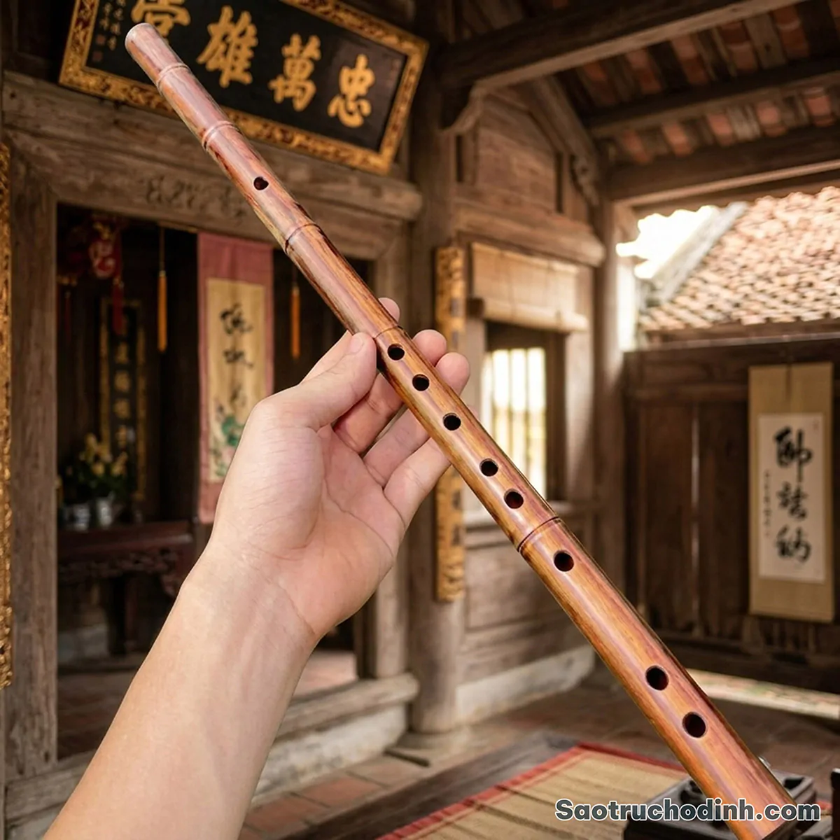 Sáo Gỗ SG01 - Sáo Trúc Họ Đinh