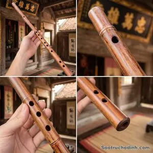 Sáo Gỗ SG01 - Sáo Trúc Họ Đinh