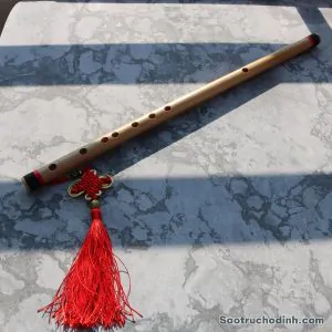 Sáo Nứa Quấn Lụa Bảo Vệ SNC-04 Sáo Trúc Họ Đinh