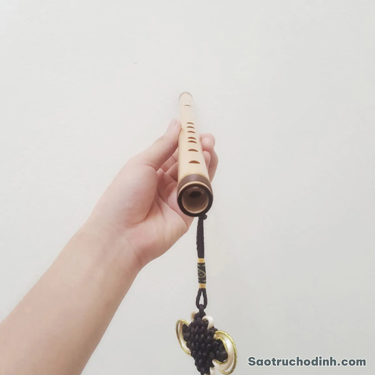 Sáo Nứa Quấn Lụa Bảo Vệ SNC-04 Sáo Trúc Họ Đinh
