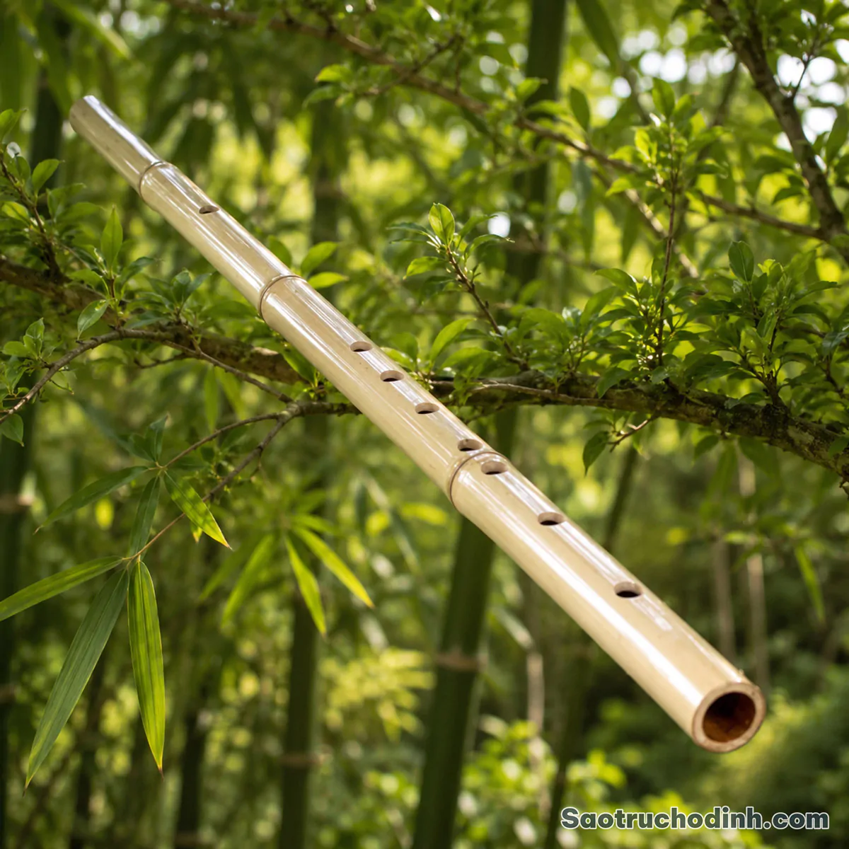 Sáo Trúc Bạch Cao Cấp STB-01 - Sáo Trúc Họ Đinh