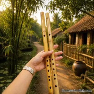 Sáo Trúc Giá Rẻ ST-01 - Sáo Trúc Họ Đinh