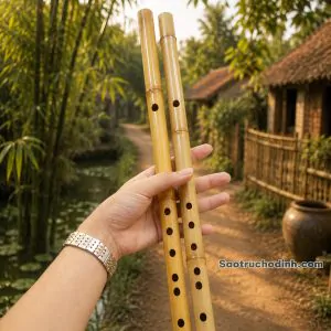 Sáo Trúc Giá Rẻ ST-01 - Sáo Trúc Họ Đinh