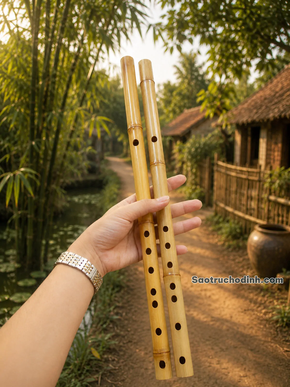 Sáo Trúc Giá Rẻ ST-01 - Sáo Trúc Họ Đinh