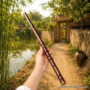 Sáo Trúc Hun Cao Cấp STH03 - Sáo Trúc Họ Đinh