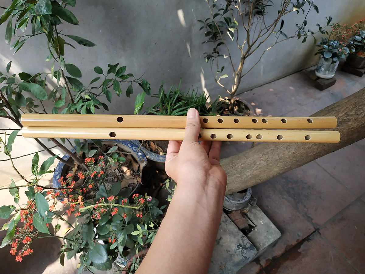 Sáo Nứa Tone Đô C5 SNC-01 - Sáo Trúc Họ Đinh